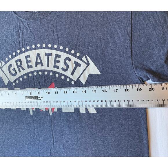 Celebrate Father’s Day Men T-shirt size M Short Sleeve Blue Fun Greatest Farted - Picture 3 of 8